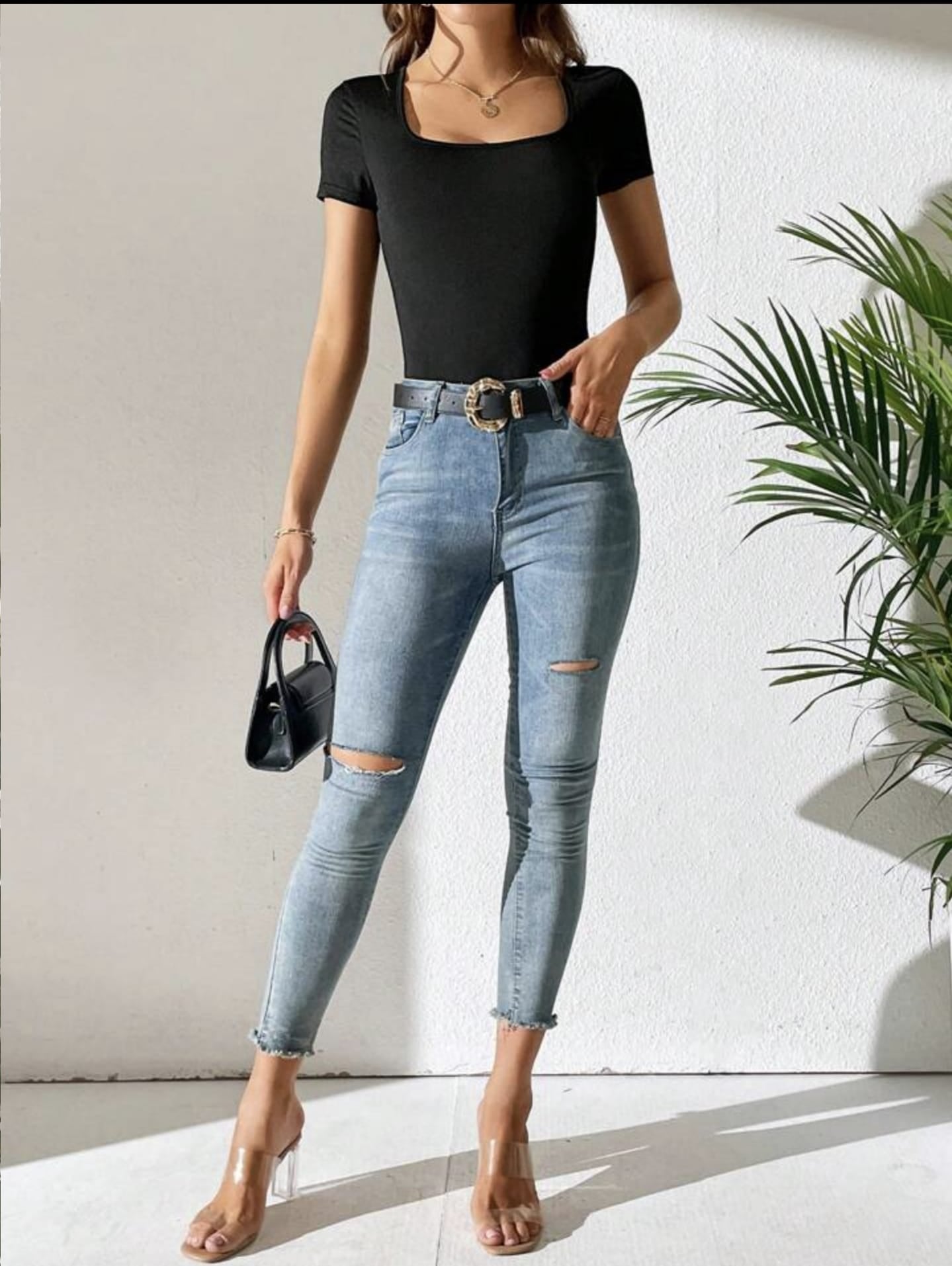 KİM Kİ O ? ESSENTİAL KARE YAKA BODYSUIT