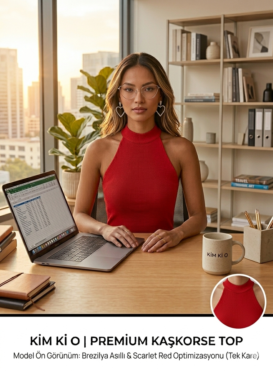 KİM Kİ O Şık Tasarım Kaşkorse Üst - Basic Chic Koleksiyonu