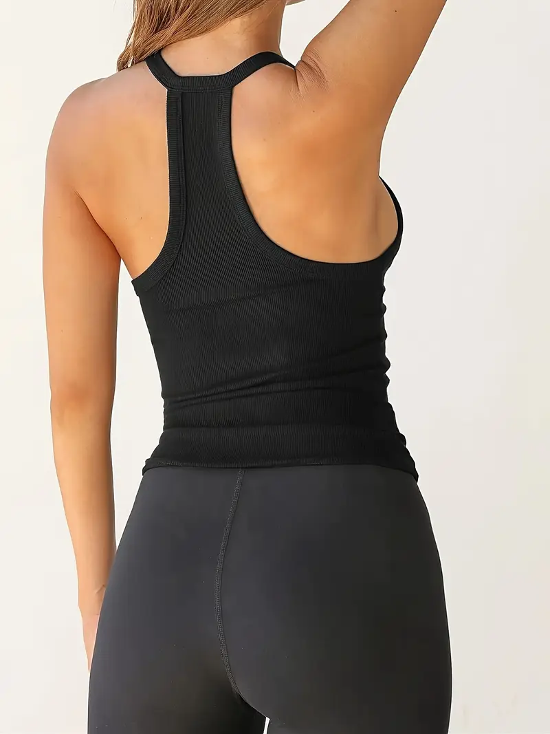 KADIN SEKSİ V YAKA ÖRGÜ TANK TOP DÜZ RENK DAR KESİM