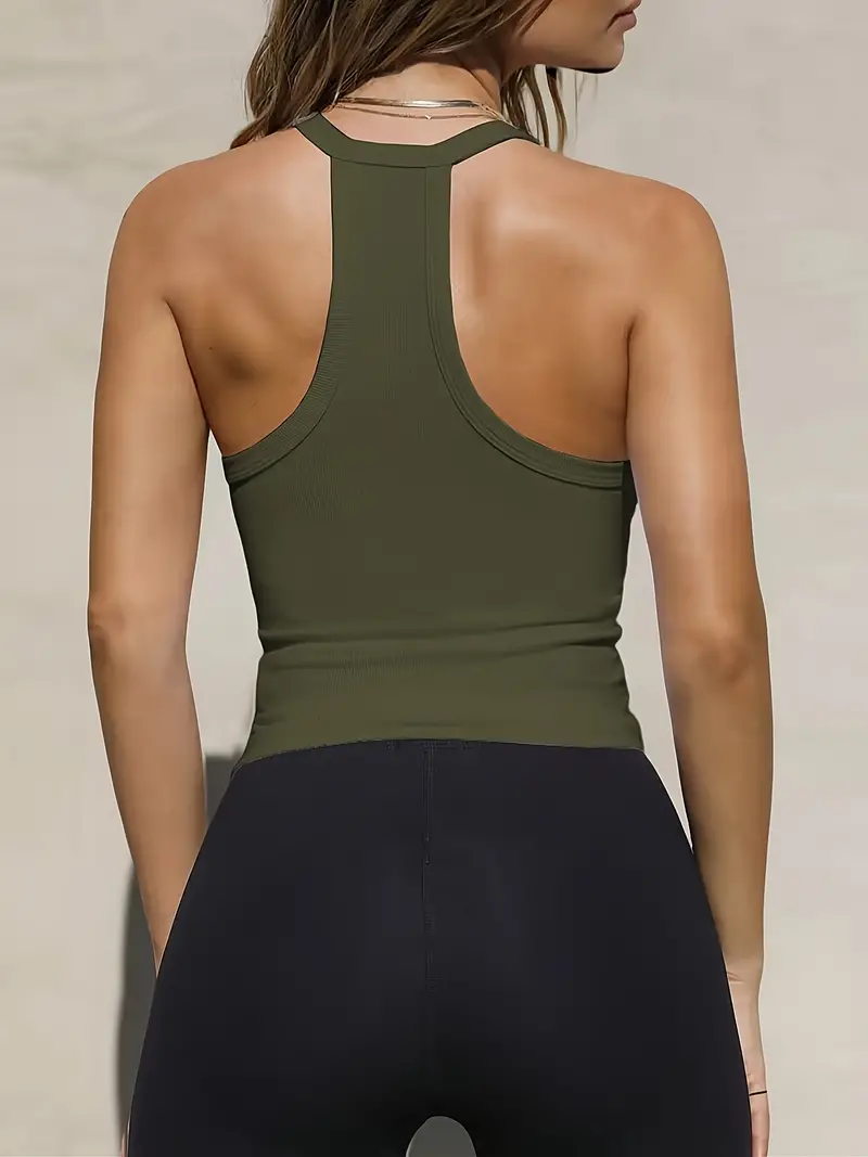 KADIN V YAKA ÖRGÜ TANK TOP DÜZ RENK DAR KESİM